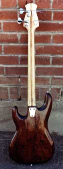 Custom Short Scale Bass Full Back